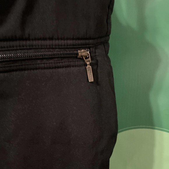 FERA INTERNATIONALE Women's VINTAGE stirrup ski BIBS in BLACK sz 8S -  EUC - Picture 6 of 14